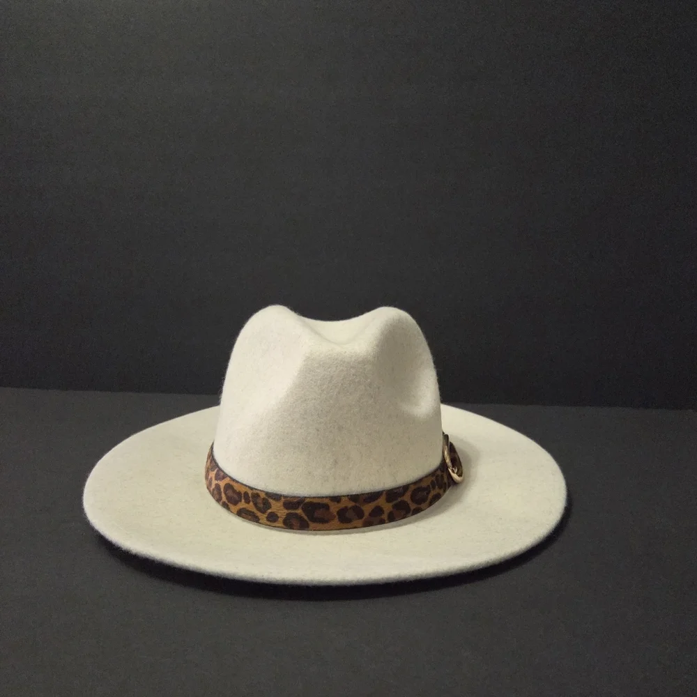 Altar'd State Leopard Belted Wool Hat - Picture 3 of 16